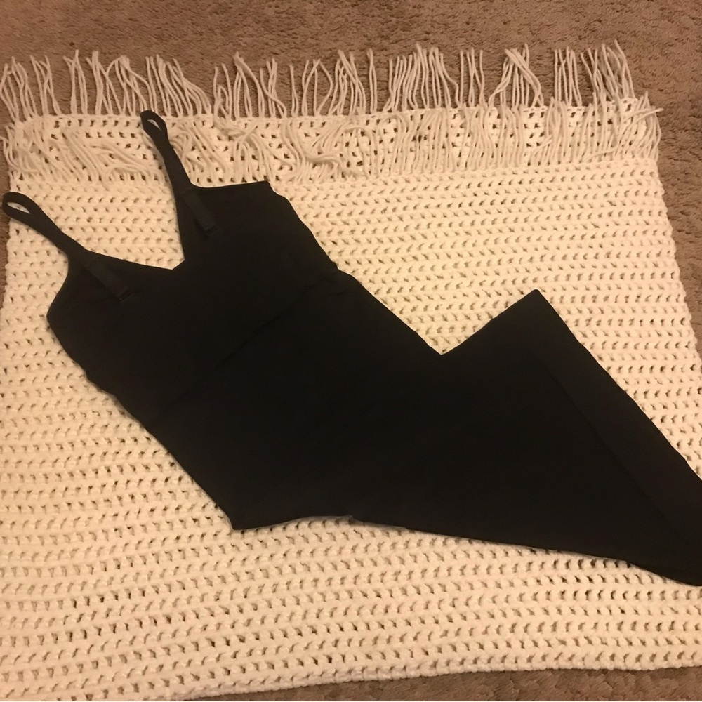 SPANX Shapewear Slip Black Built in Bra 306